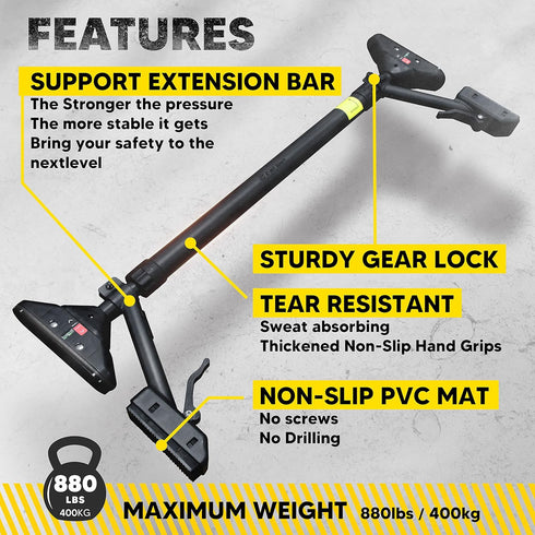 Pull Up Bar/Chin Up Bar - Upper Body Workout Bar for Fitness Strength Training, Super Load-Bearing