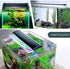AQQA Full Spectrum LED Aquarium Light - Adjustable 12"-54" Multi-Color White Blue Red Green LEDs for Freshwater Plants