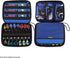 15 Set, USA Gear XL Semi Hard Shell Dart Case - Protective Case for Piece Dart Tips, Flights and Shafts, and more