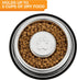 Neater Pet Brands Stainless Steel Slow Feed Bowl, Non-Tip & Non-Skid, 5 Cup for Dog Food Gulping