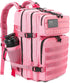 LHI Military Tactical Backpack for Men and Women, 45L Army 3 Days Assault Pack with Molle System