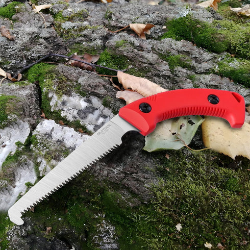 RUITOOL Bone Meat Saw - Portable Hand Saw for Hunting and Butchering, High Carbon Steel with Non-Slip Handle
