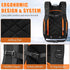 Gelindo 55L Waterproof Ski Boot Bag Backpack, Multi Compartments for Equipment Gear