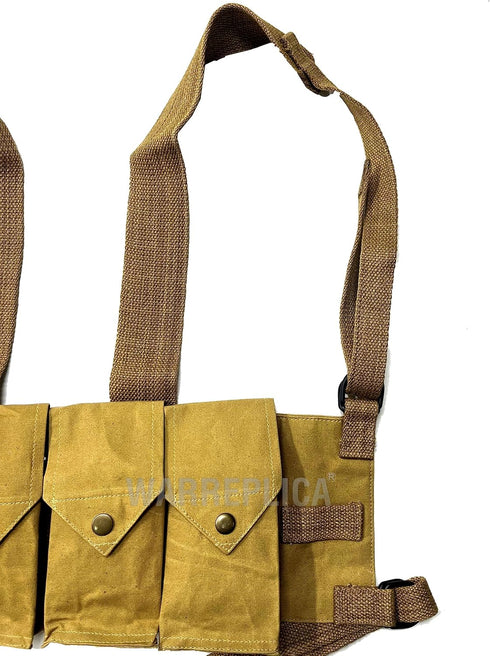 warrepplica Rhodesian Fereday & Sons Tactical Chest Rig with Grenade Pocket, 6 Magazine Pouch for FAL/G3/M14