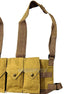warrepplica Rhodesian Fereday & Sons Tactical Chest Rig with Grenade Pocket, 6 Magazine Pouch for FAL/G3/M14