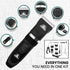 Professional Dog Grooming Kit - Cordless Low Noise Dog Clippers for Grooming Thick Coats - All Pet Safe Cat Hair Trimmer - Pet Grooming Kit Includes Dog Hair Clippers, Nail Trimmer & Shears