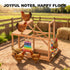 PHONDIKO 3-4 Chicken Perch with Swing, Chicken Roosting Bars, Wood Toy for Birds, Hen Ladder & Activity Play, Chickens