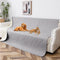 Waterproof Dog Blanket, Washable Anti-Slip Couch Covers for Sofa, Pet Hair Resistant Protector, 68x82, Light Grey