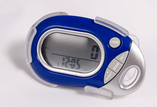 Pedusa PE-771 Tri-Axis Multi-Function Pocket Pedometer, Blue with Holster