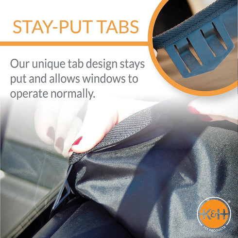 K&H Pet Products Vehicle Door Protector Tan, 2 Packs for Sedan and SUV Car Door Scratches