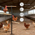 XINYI 3 Plug,1.25-Inch Large Chicken Perch Toys for Coop,Wooden Chicken Roosting Bars with Legs Metal Ground Thickened