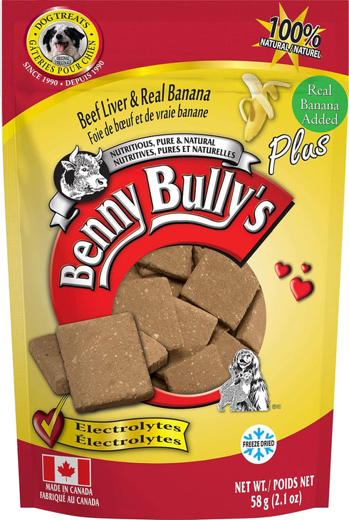 Benny Bully's Plus Banana Dog and Cat Treat