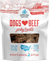 Farmland Traditions Beef Premium Jerky Treats for Dogs, 40 oz, Filler Free