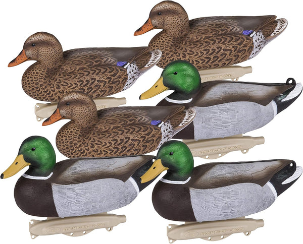 Flambeau Outdoors 8036SUV Storm Front 2 Mallard Decoys - Classic Floaters, 6-Pack