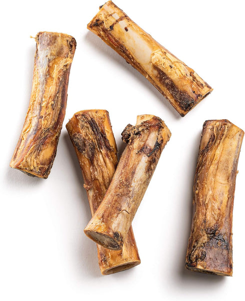 (6 Pack), 6" Jack&Pup Marrow Bones for Dogs Long Lasting Dog Bones for Large Dogs, Marrow Bone, Natural Beef Bone