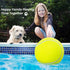 Dog Toy Ball - 9.5" Large Tennis Balls for Dogs, 2 Pack Inflatable Rubber Balls with Pump & Needle
