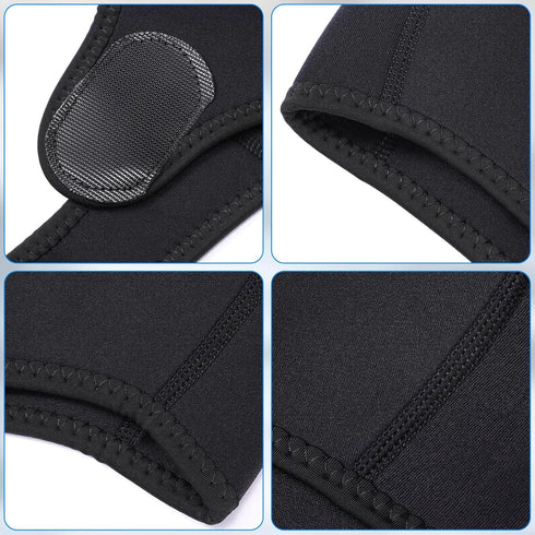 TOBWOLF Diving Hood, 2.5mm Neoprene Dive Cap, Stretchable with Chin Strap, Thermal Wetsuit Hood for Water Sports,