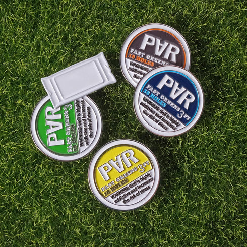 Happy Gilmore Golf Ball Marker with Magnetic Hat Clip - Funny Golf Gift for Men - Golf Accessories and Gifts
