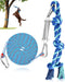 Petbobi Bungee Dog Toy, Tree Tug Toy for Pitbulls, Interactive Exercise Toy with Durable Rope, Blue