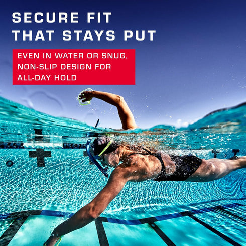 TYR Adult Silicone Swim Cap for Drag Reduction and Hair Protection