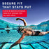 TYR Adult Silicone Swim Cap for Drag Reduction and Hair Protection