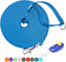 BAAPET Long Dog Training Leash with Clickers - 20 Feet, Blue, for Small, Medium and Large Dogs or Cats