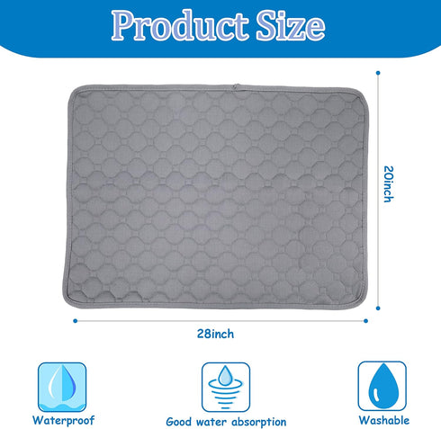 20x 28,Waterproof Washable Reusable Dog Pee Pads Non-Slip Potty Training Pads for Dogs and Cats Puppy,Fast Drying