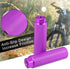 X AUTOHAUX Pair Aluminum Alloy Rear Foot Pegs, Universal Purple Footrests for BMX MTB Bike Fit 3/8 Inch Axles