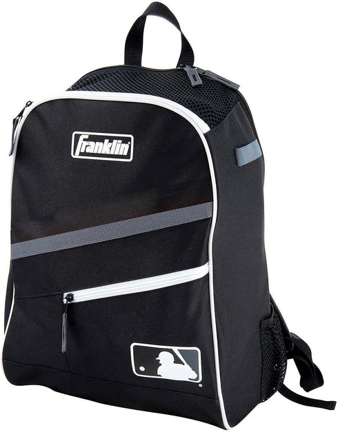 Franklin Sports Kids MLB Baseball Batpack Bag - Youth Baseball, Softball + Teeball Backpack, Holds (2) Bats