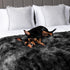 PetAmi Waterproof Dog Blanket for Large Dogs, Calming Sherpa Faux Fur Throw, Washable 60x80 Tie-Dye Black