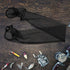 3pcs 1.5m SUPVOX Foldable Fishing Nets with Black Handle, Portable Mini Live Bait and Shrimp Transport Basket