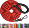 NTR Long Leash for Dogs, 100FT Check Cord, Swivel Lockable Hook, Comfortable Padded Handle, Reflective for Small,