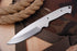 ZabyKnives ZB-7255 Hand forged D2 steel hunting knife blank blade for knife making, Silver by Zaby