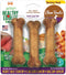 Nylabone Healthy Edibles Natural Dog Chews, Roast Beef, Chicken & Bacon Flavor Treats for Dogs, Small/Regular (3 Count)