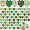 Paterr 100 Pieces Dog Bandanas Bulk St. Patrick's Day Pet Handkerchief Shamrocks