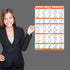 QuickFit 2 Pack Stretching Exercises & Sliding Bench Workout Poster Set - Compatible with Total Gym