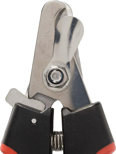 Franklin Sports Professional Grade Dog & Cat Nail Clippers with Safety Guard, Stainless Steel Grooming Tool