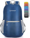 ZOMAKE Ultra Lightweight 20L Hiking Backpack, Packable Water Resistant Daypack for Women & Men (Navy Blue)