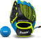 Franklin Sports Teeball Glove, Left and Right Handed Youth Fielding Glove, 9.0 Inch, Ready to Play with Ball