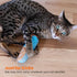 Catstages Loaf Kicker Toy with Catnip and Dental Mesh, Bread Shape, Plush and Ribbon Cat Toy for Kicking, Tossing