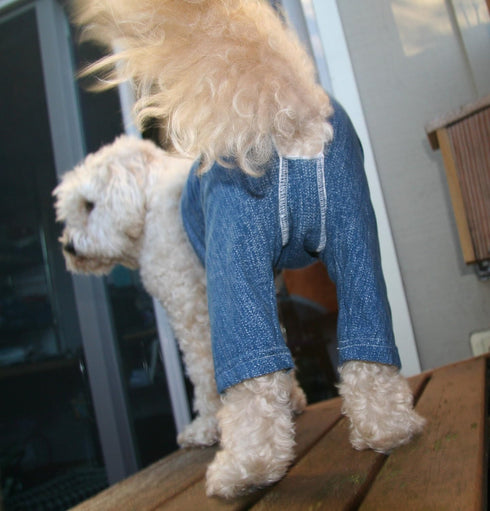 Original Dog Pants - E-Collar Alternative for Medium Dogs, Blue