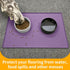 Ptlom Anti-Slip Dog Food Mat, Waterproof Dog Bowl Mats for Food and Water, Silicone Puppy Tray for Small Medium Dogs