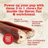 Natural Farm Power Bully Sticks Dog Chews, 6”, 15-Pack, Premium Beef Cheek Wrapped in Beef Pizzle, Long-Lasting Dental