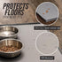 Leash Boss Dog Food Mat for Food and Water Bowls, Waterproof Silicone Pet Feeding Mat for Floors, Extra Tall Raised Edges, Cat and Dog Placemat for Floors, Dishwasher Safe (Small: 18"x11" - Navy)