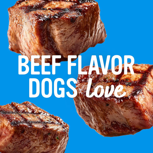 6 oz (Pack 8) Blue Dog Bakery Perfect Trainers, Mini Dog Training Treats, Soft & Chewy, Made w/USA Beef, Healthy