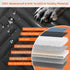 LEHNI Hammock Back Seat Extender for Dogs,Hard Bottom Car Seat Cover for Dogs with Mesh Window,Waterproof Backseat Pet