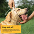 SVD.PET Adjustable No-Pull Dog Prong Collar with Quick-Release Buckle for Small Dogs (Tan, Small Size)