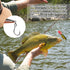 60pcs/Box #4#2# 1# 1/0 2/0 Fishing Inline Single Hooks - Single Replacement Hooks for Fishing Baits Lures Plugs Large