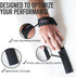 Rip Toned Lifting Straps + 18-inch Wrist Wraps Bundle, 1 Pair Each for Weightlifting, Workout, Gym, Powerlifting