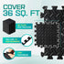 Yes4All 12, 16, 36 SQ. FT Puzzle Exercise Mat Tiles for Home Gym, EVA Foam Floor Padding with Border